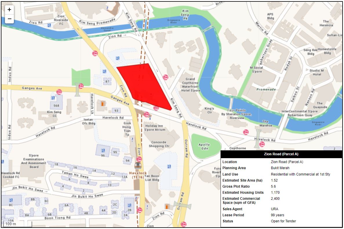 OrangeTee | Comments on tender launch at Zion Road Parcel A