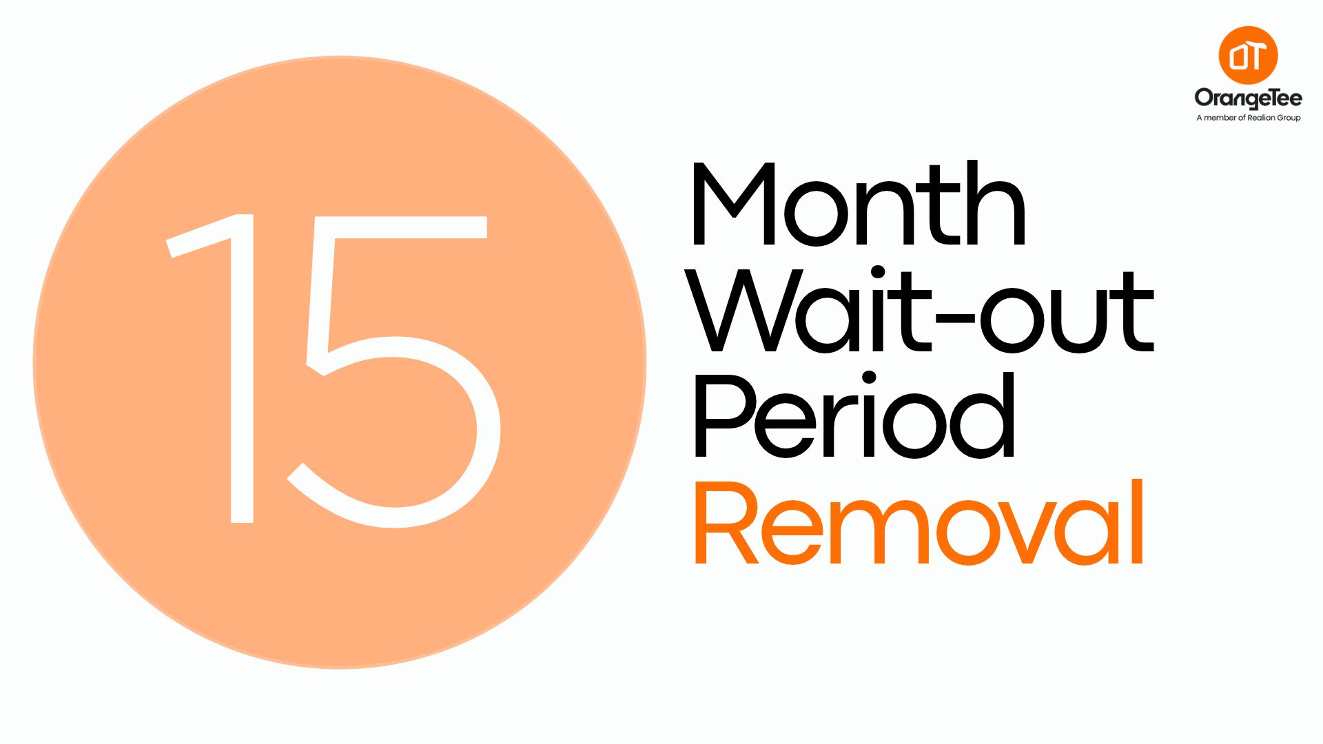 Removal of the 15-month wait-out period Commentary