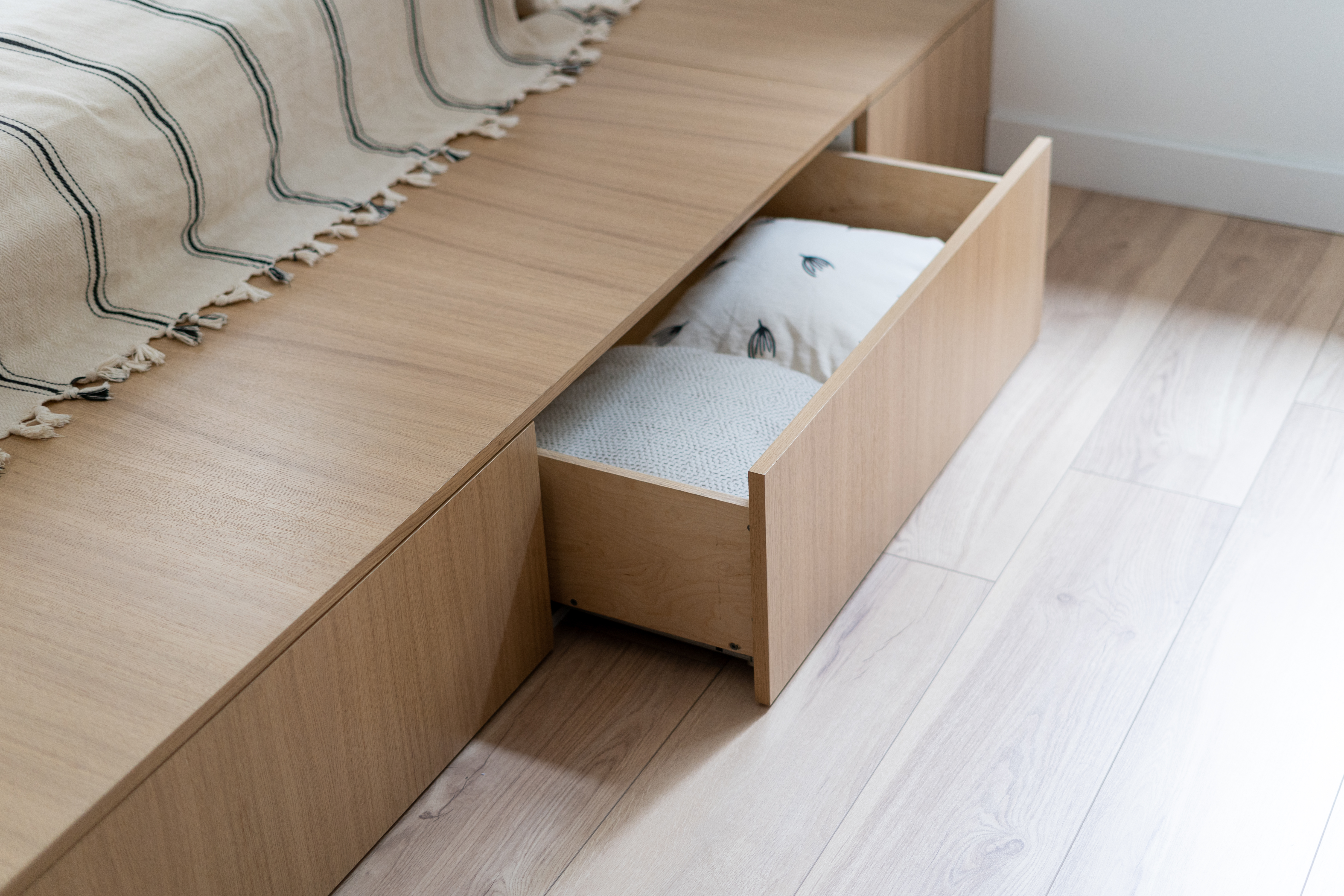 Under-bed storage drawers