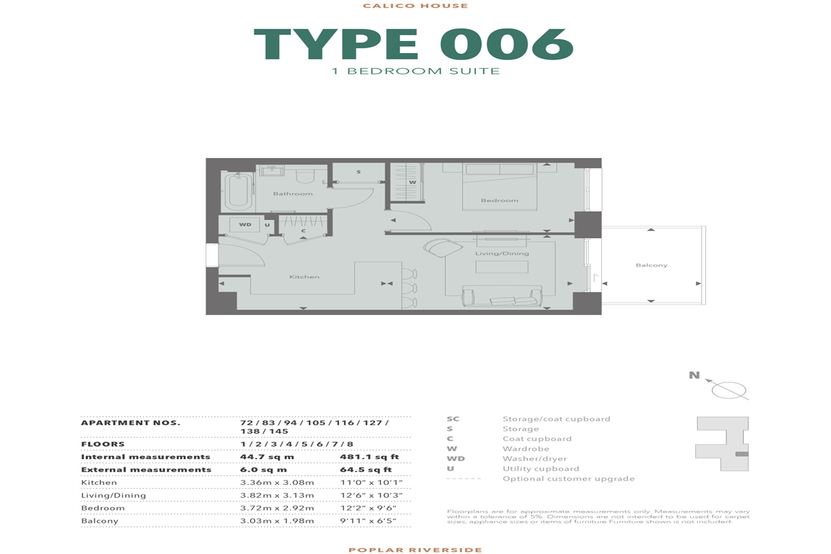 Type 006 1 Bed Suite