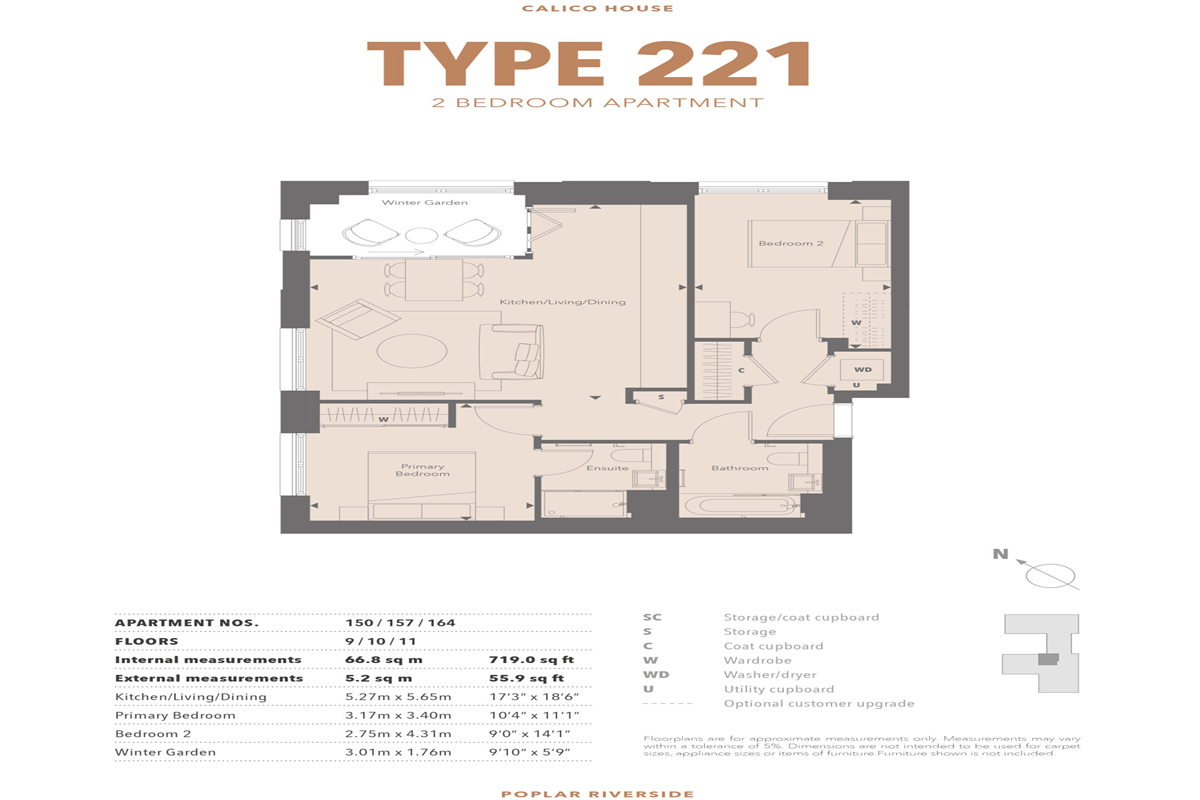 Type 221 2 Bed Apartment