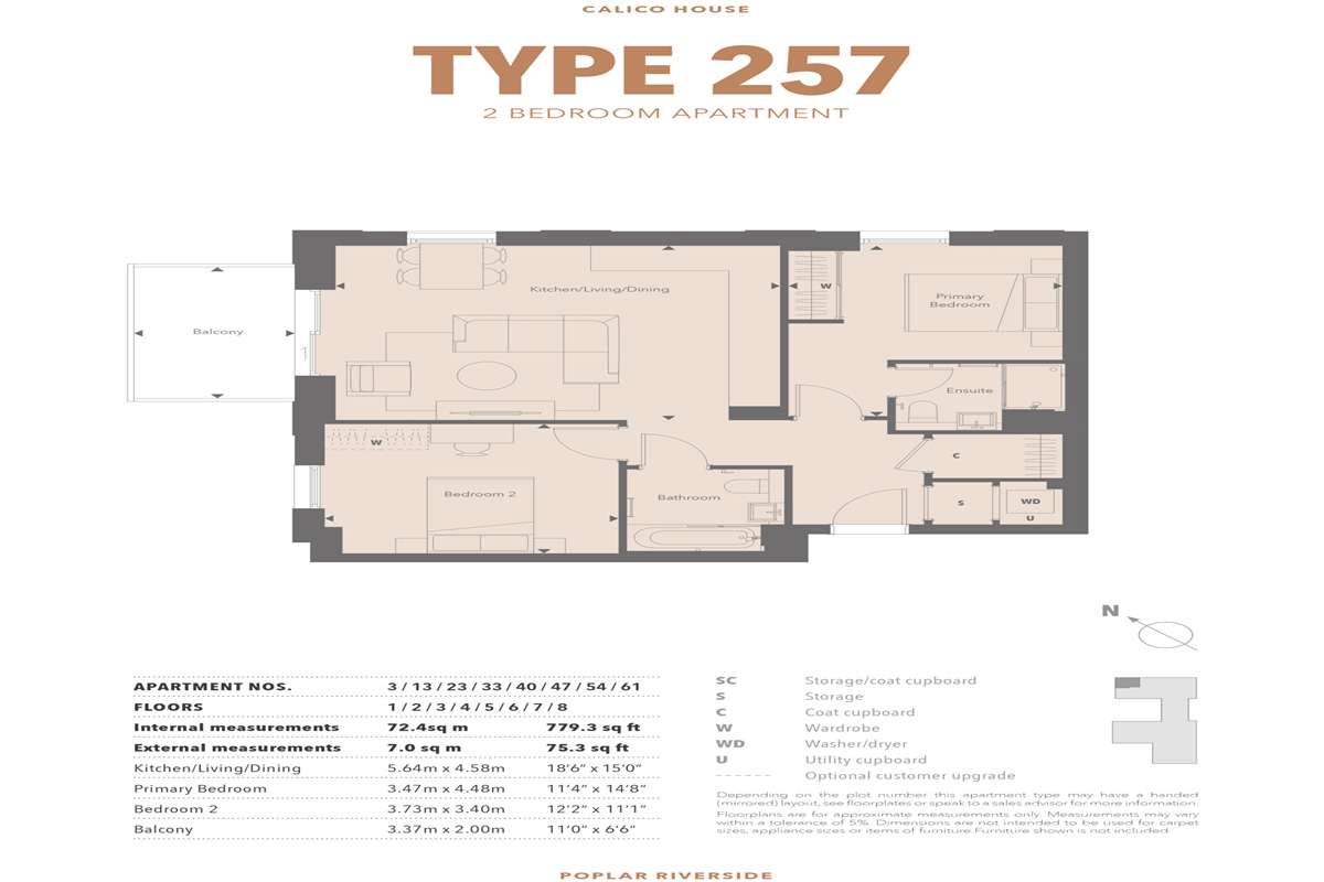 Type 257 2 Bed Apartment
