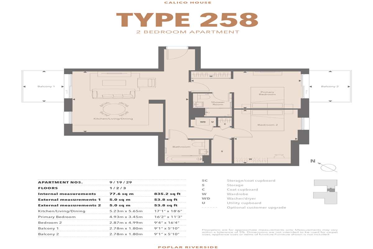 Type 258 2 Bed Apartment