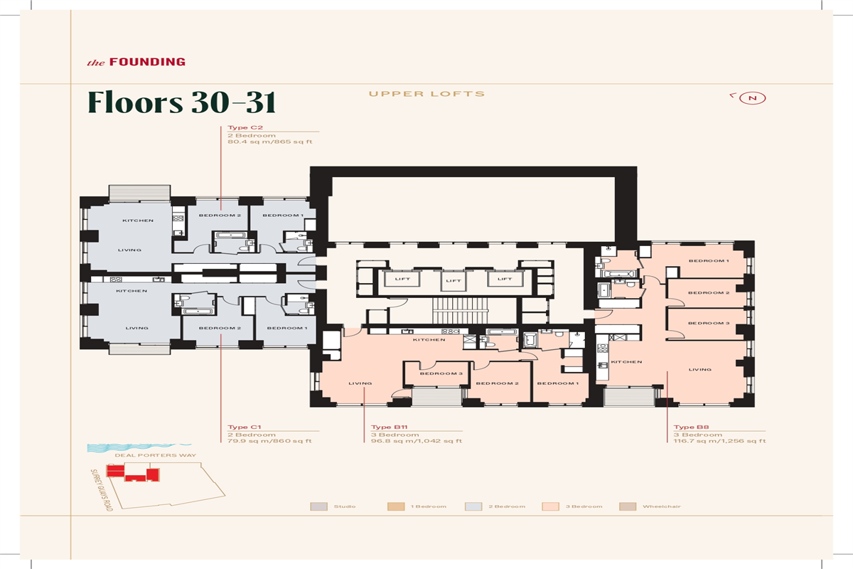 Floors 30 to 31